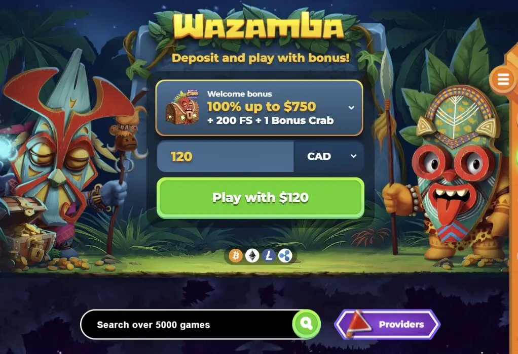 wazamba bonus